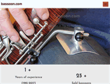 Tablet Screenshot of bassoon.com